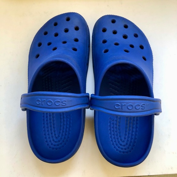 crocs blue womens